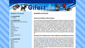 What Gifart.de website looked like in 2020 (3 years ago)
