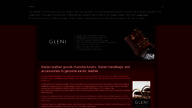 What Gleni.it website looked like in 2020 (3 years ago)
