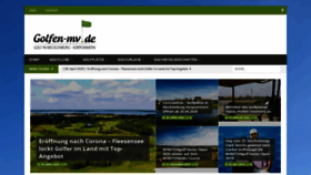 What Golfen-mv.de website looked like in 2020 (3 years ago)