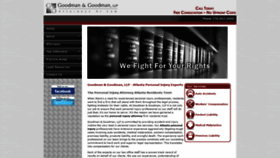 What Goodmanlawatl.com website looked like in 2020 (3 years ago)