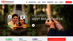 What Govtshaadi.com website looked like in 2020 (3 years ago)
