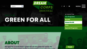 What Greenforall.org website looked like in 2020 (3 years ago)