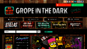 What Gropeinthedark.com website looked like in 2020 (3 years ago)