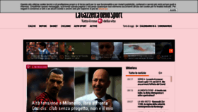 What Gazzetta.it website looked like in 2020 (5 years ago)