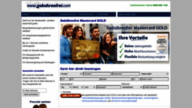 What Gebuhrenfrei.com website looked like in 2020 (3 years ago)