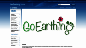What Goearthing.com website looked like in 2020 (3 years ago)