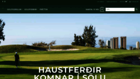 What Golfskalinn.is website looked like in 2020 (3 years ago)