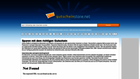 What Gutscheinstore.net website looked like in 2020 (3 years ago)
