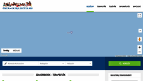 What Gyermekfejlesztes.hu website looked like in 2020 (4 years ago)