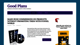 What Good-plans.com website looked like in 2020 (3 years ago)