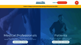 What Grastontechnique.com website looked like in 2020 (5 years ago)