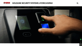 What Goldlinesecuritysystems.in website looked like in 2020 (3 years ago)