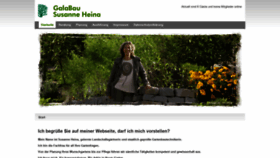 What Galabau-heina.de website looked like in 2020 (3 years ago)