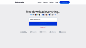 What Getlinkpro.net website looked like in 2020 (3 years ago)
