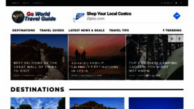 What Goworldtravelguide.com website looked like in 2020 (3 years ago)