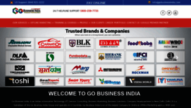 What Gobusinessindia.in website looked like in 2020 (3 years ago)