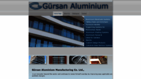 What Gursanaluminyum.com.tr website looked like in 2020 (3 years ago)