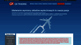 What Gktrading.pl website looked like in 2020 (3 years ago)