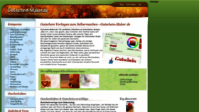 What Gutschein-maker.de website looked like in 2020 (3 years ago)