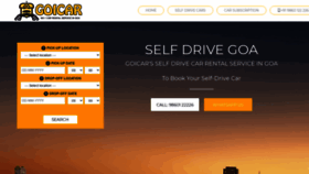 What Goicar.in website looked like in 2020 (3 years ago)