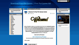 What Gamesps4free.com website looked like in 2020 (3 years ago)
