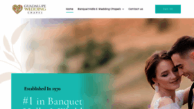 What Guadalupewedding.com website looked like in 2020 (3 years ago)