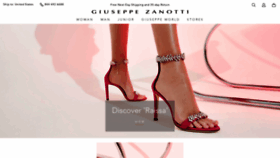 What Giuseppezanotti.com website looked like in 2020 (3 years ago)