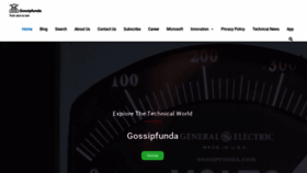 What Gossipfunda.com website looked like in 2020 (3 years ago)