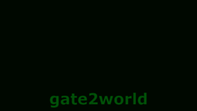 What Gate2world.ch website looked like in 2020 (3 years ago)