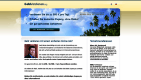 What Geldverdienen.org website looked like in 2020 (3 years ago)