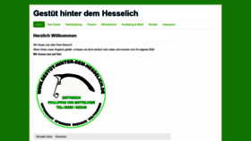 What Gestuet-hinter-dem-hesselich.de website looked like in 2020 (3 years ago)