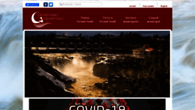 What Grandfalls.com website looked like in 2020 (3 years ago)