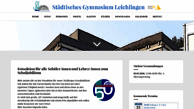 What Gymnasium-leichlingen.de website looked like in 2020 (3 years ago)