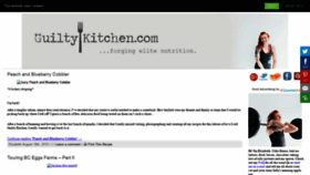What Guiltykitchen.com website looked like in 2020 (3 years ago)