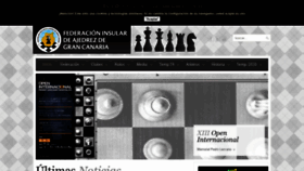 What Grancanariaajedrez.es website looked like in 2020 (3 years ago)