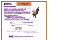 What Gishpuppy.com website looked like in 2020 (3 years ago)