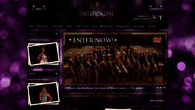 What Galaxypageantsuk.com website looked like in 2020 (3 years ago)