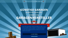 What Garagen-guenstiger.de website looked like in 2020 (3 years ago)