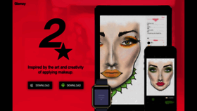 What Glamzy.com website looked like in 2020 (3 years ago)