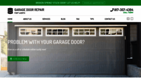 What Garagedoorrepair-fortworth.com website looked like in 2020 (3 years ago)