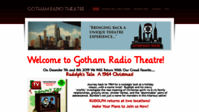 What Gothamradiotheatre.com website looked like in 2020 (3 years ago)