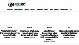 What Geeglenews.com website looked like in 2020 (3 years ago)