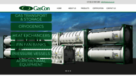 What Gascon.co.za website looked like in 2020 (3 years ago)