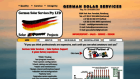 What Germansolar.co.za website looked like in 2020 (3 years ago)
