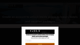 What Gilttravel.com website looked like in 2020 (3 years ago)
