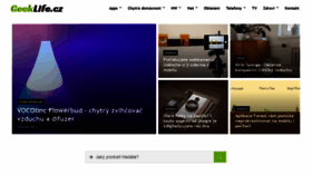 What Geeklife.cz website looked like in 2020 (6 years ago)