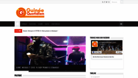 What Guineequotidien.com website looked like in 2020 (3 years ago)