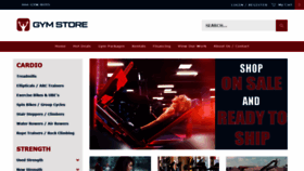 What Gymstore.com website looked like in 2020 (3 years ago)