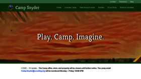 What Gotosnyder.org website looked like in 2020 (3 years ago)