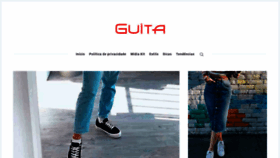 What Guitamoda.com website looked like in 2020 (3 years ago)